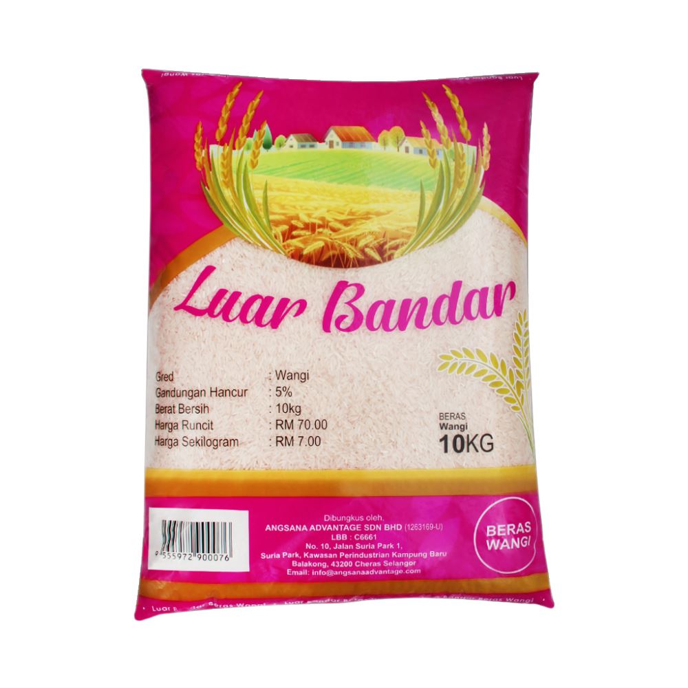 Luar Bandar Orange Beras Wangi - 10kg